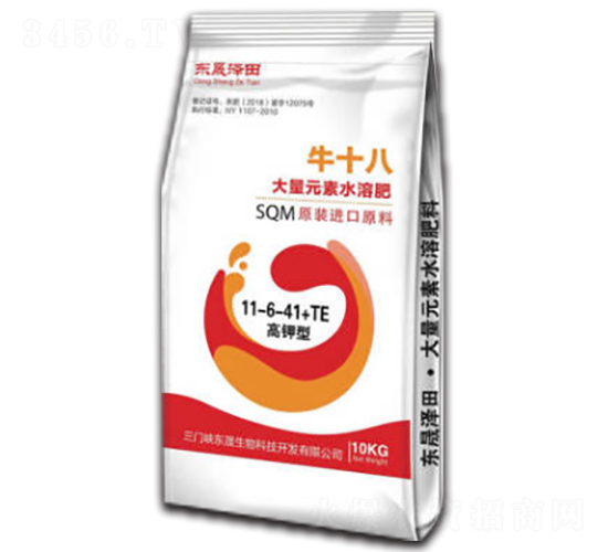 大量元素水溶肥11-6-41+TE-東晟澤田-東晟生物