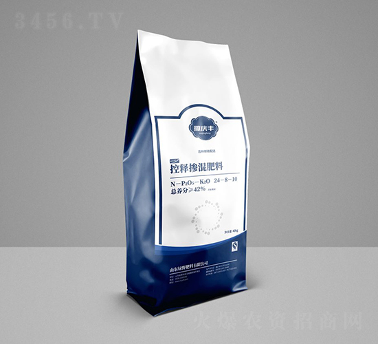 玉米專用控釋摻混肥料24-8-10-撒慶豐-綠野肥料