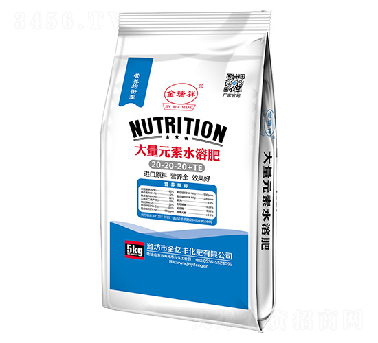 營養(yǎng)均衡型大量元素水溶肥20-10-30+TE-金億豐