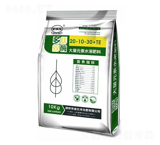 多肽雙酶大量元素水溶肥20-10-30+TE-金億豐