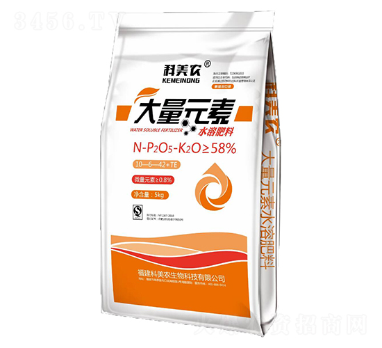 大量元素水溶肥料10-6-42+TE-科美農(nóng)