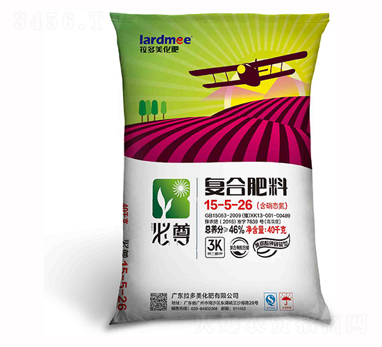 40KG硝硫型復合肥料15-5-26-必尊