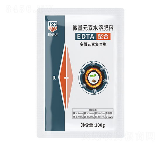 多微元素復(fù)合型微量元素水溶肥料-EDTA螯合硼鋅鐵鉬銅錳-瑞倍達(dá)