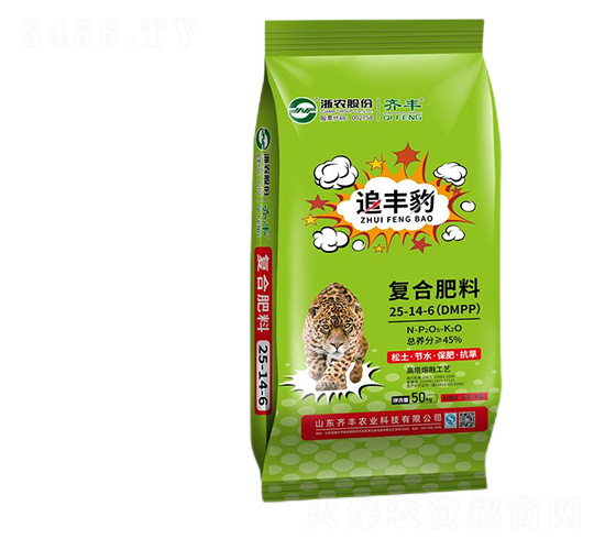 50kg高塔熔融復(fù)合肥料25-14-6（DMPP）-追豐豹-齊豐農(nóng)業(yè)