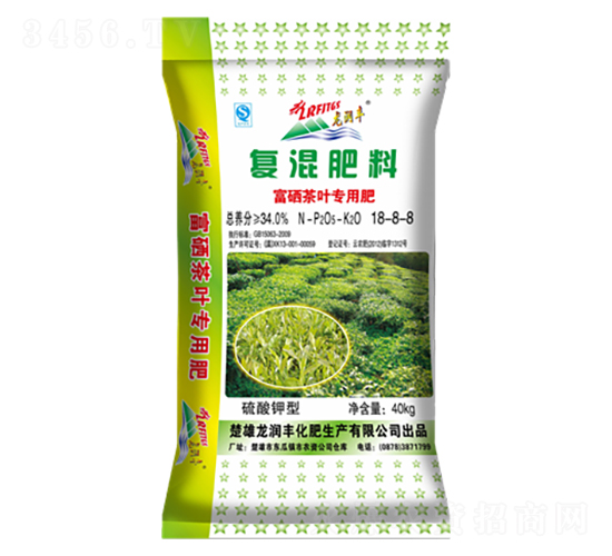 富硒茶葉專用復(fù)混肥料18-8-8-龍潤豐