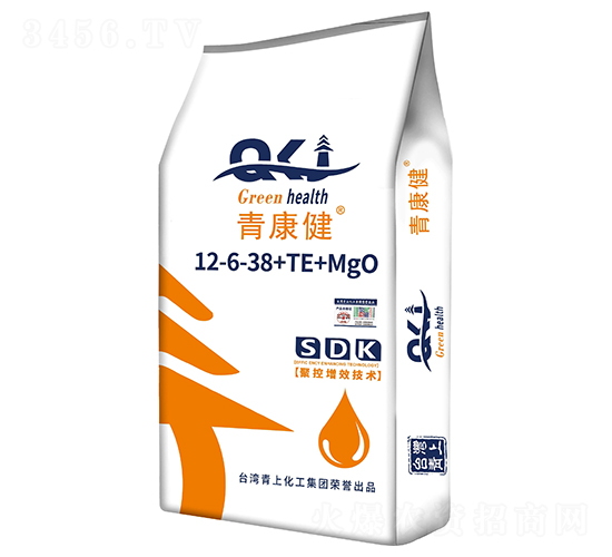 青康健大量元素水溶肥料12-6-38+TE+MgO-臺(tái)灣青上