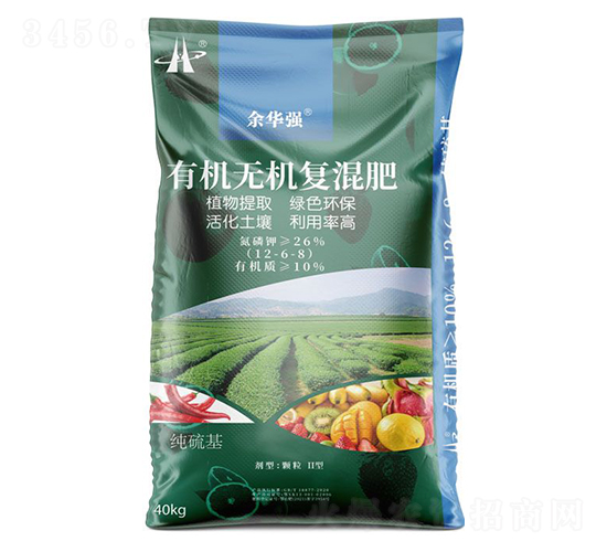 40kg有機(jī)無機(jī)復(fù)混肥12-6-8-余華強(qiáng)-華強(qiáng)化工集團(tuán)