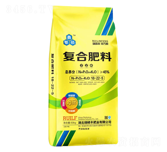 50kg復(fù)合肥料18-22-5-瑞磷豐