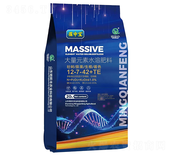 大量元素水溶肥料12-7-42+TE-葆中寶-明前豐
