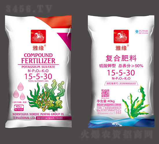硫酸鉀型復(fù)合肥料15-5-30-雅緣-植寶化肥