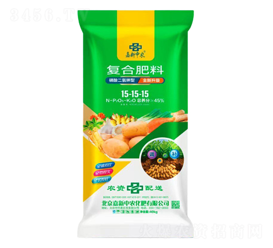 40kg復(fù)合肥料15-15-15-嘉新中農(nóng)