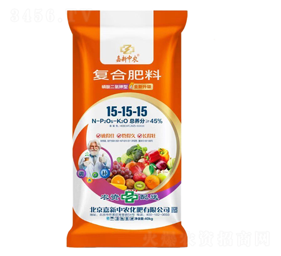 磷酸二氫鉀型復(fù)合肥料15-15-15-嘉新中農(nóng)