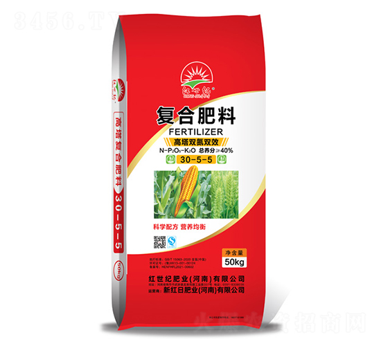 高塔雙氮雙效復(fù)合肥料30-5-5-紅世紀(jì)