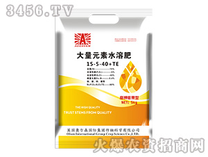 高鉀膨果型大量元素水溶肥15-5-40+TE-奧爾森