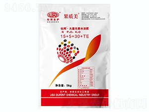 大量元素水溶肥料15+5+30+TE-果質(zhì)美-美博生物