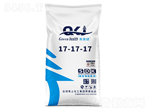 青康健硫酸鉀型復(fù)合肥料17-17-17-臺(tái)灣青上