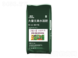 大量元素水溶肥料15-6-30+TE-晨禾生物